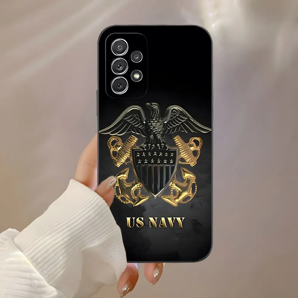 USMC Marine Corps Phone Case for Samsung S24 Ultra S22 S23 S20 Fe S21 Plus Galaxy A54 A34 A24 A53 M54 Note 20 Back Cover