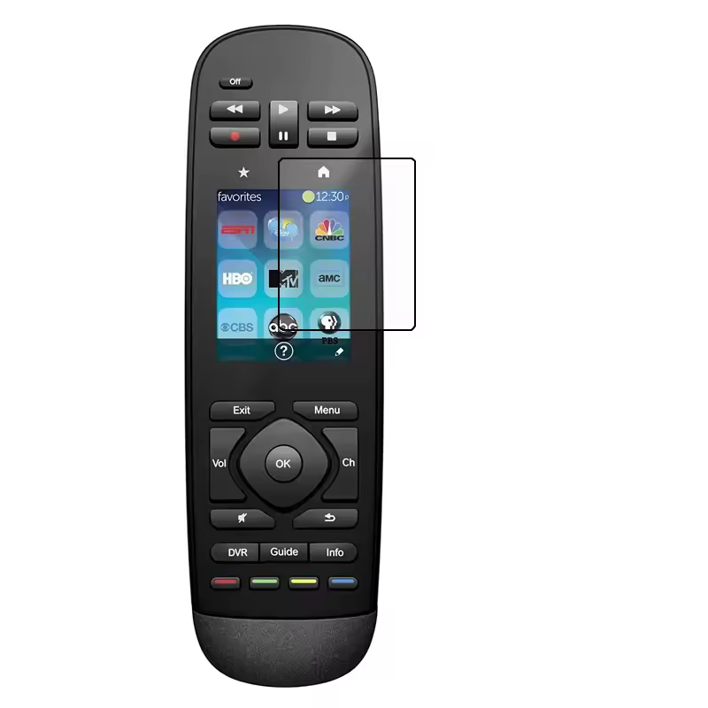 Película protectora de pantalla LCD transparente para accesorios remotos Logitech Harmony Touch