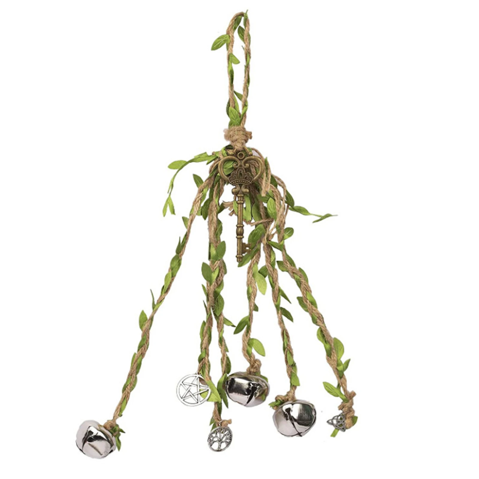 

Witch Bells Witchcraft Decor Protection Door Witch Wind Chimes Wreath Handmade Witch Bells Magic Wind Chimes for Home Door