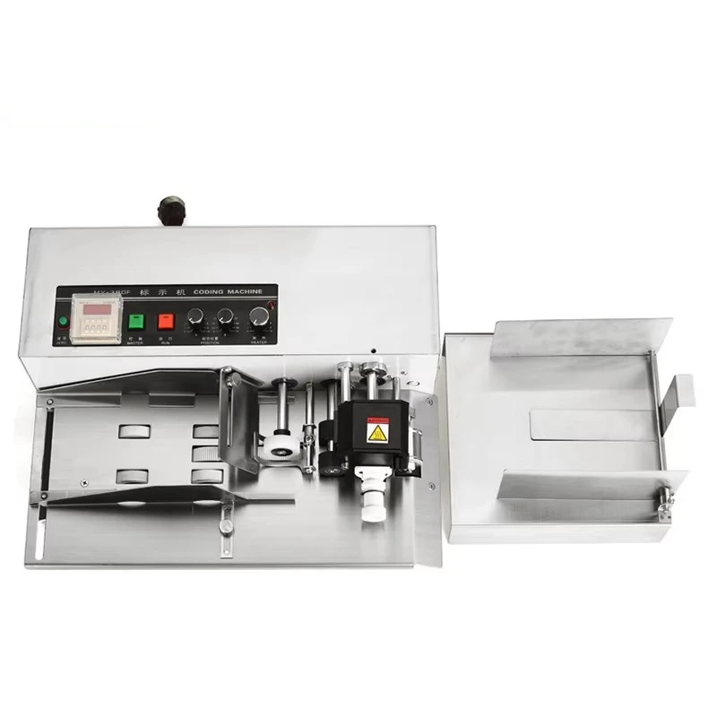 MY-380F Semi-automatic Solid Ink Wheel Date Coding Machine Continuous Expiry Date Printing Machine for Packaging Bags Cartons