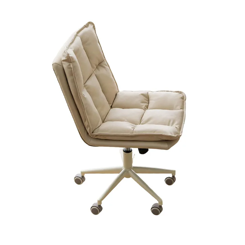 Factory Direct 2026 Top Rated Bedroom Study Desk Chair Cream Style Computer Chair