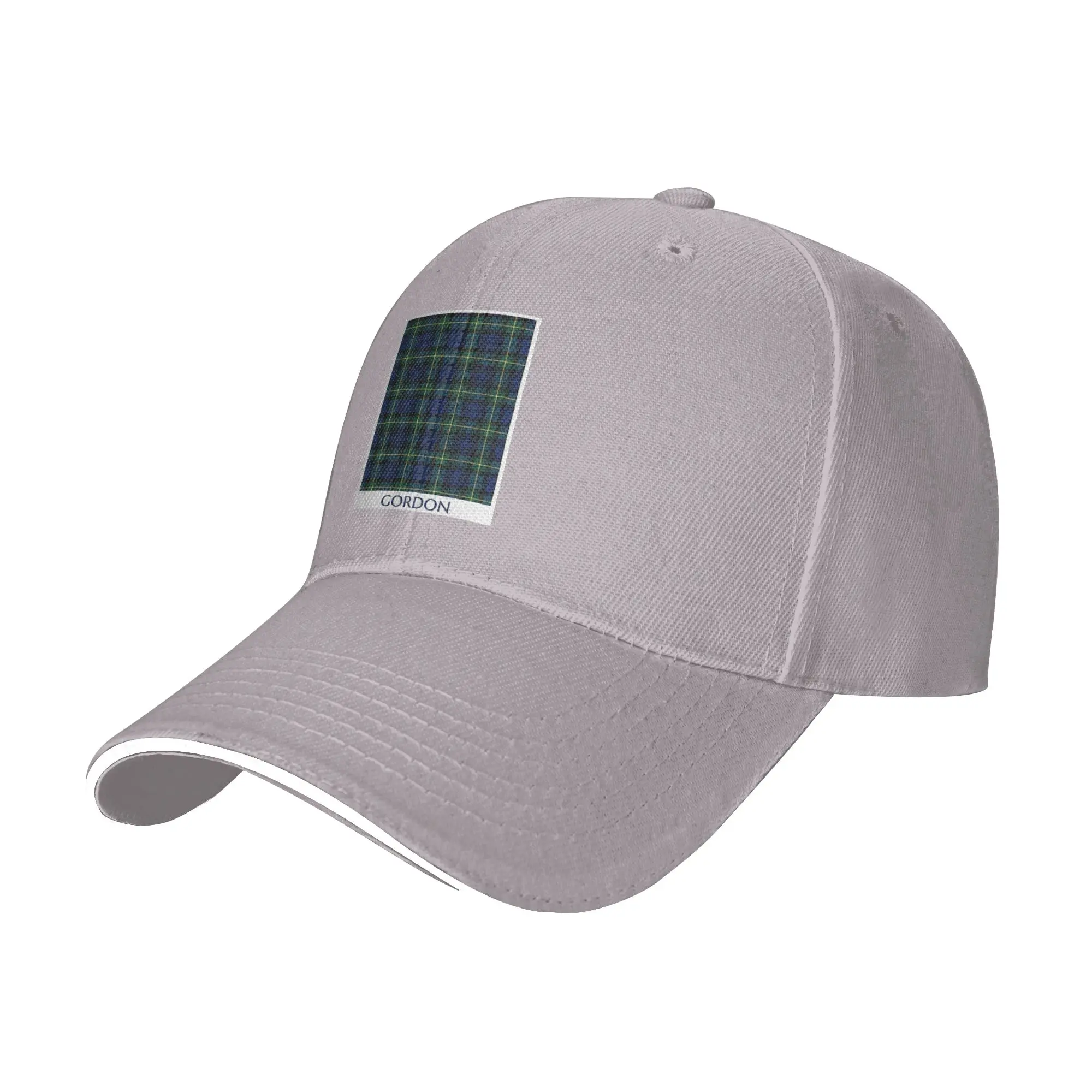 Clan Gordon Tartan Cap Fashion Baseball Caps Adjustable Hat Hip Hop Summer Unisex Baseball Hats Customizable Polychromatic