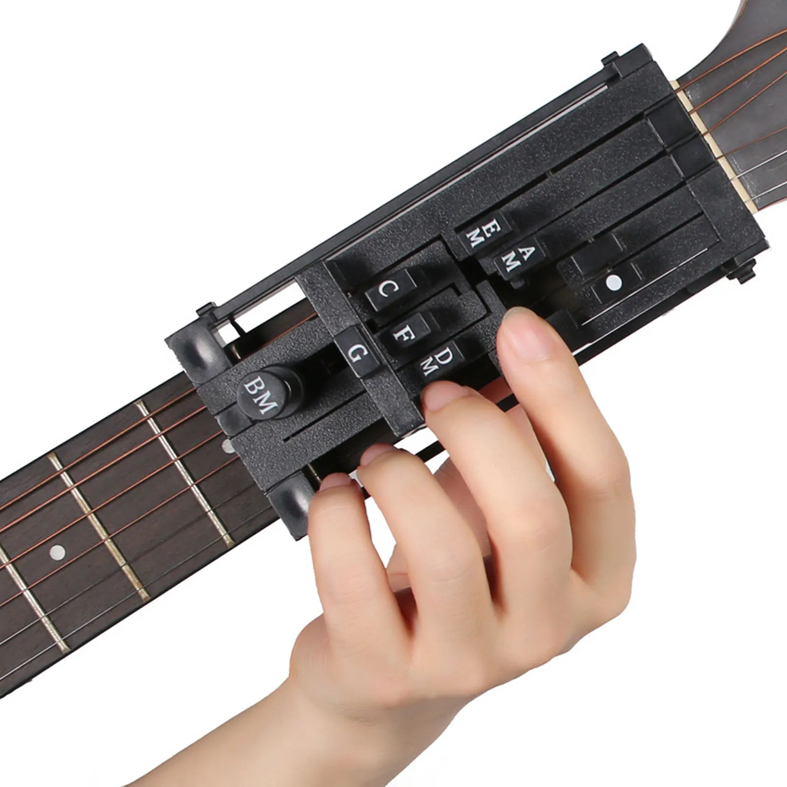 

Guitar Chord Assister ABS Portable Learn Guitar Device Guitar Chord Helper for Beginners Beginner Guitar Accessories