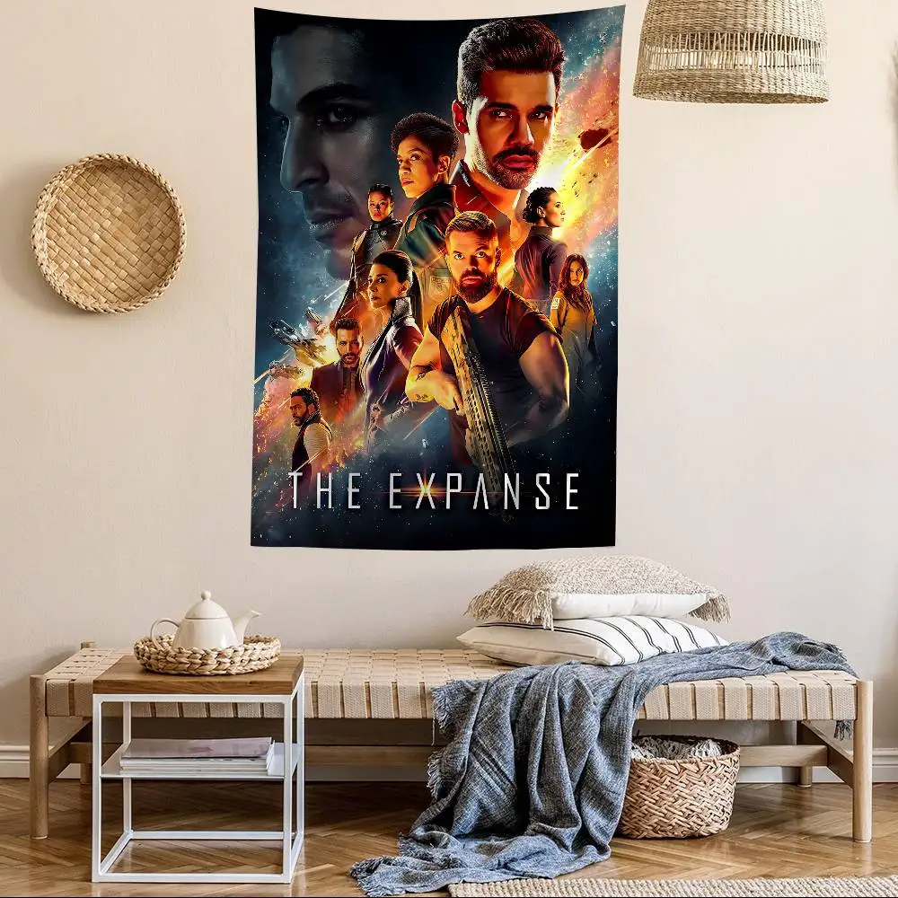 Moive The Expanse Anime Tapestry Hippie Flower Wall Carpets Dorm Decor Cheap Hippie Wall Hanging