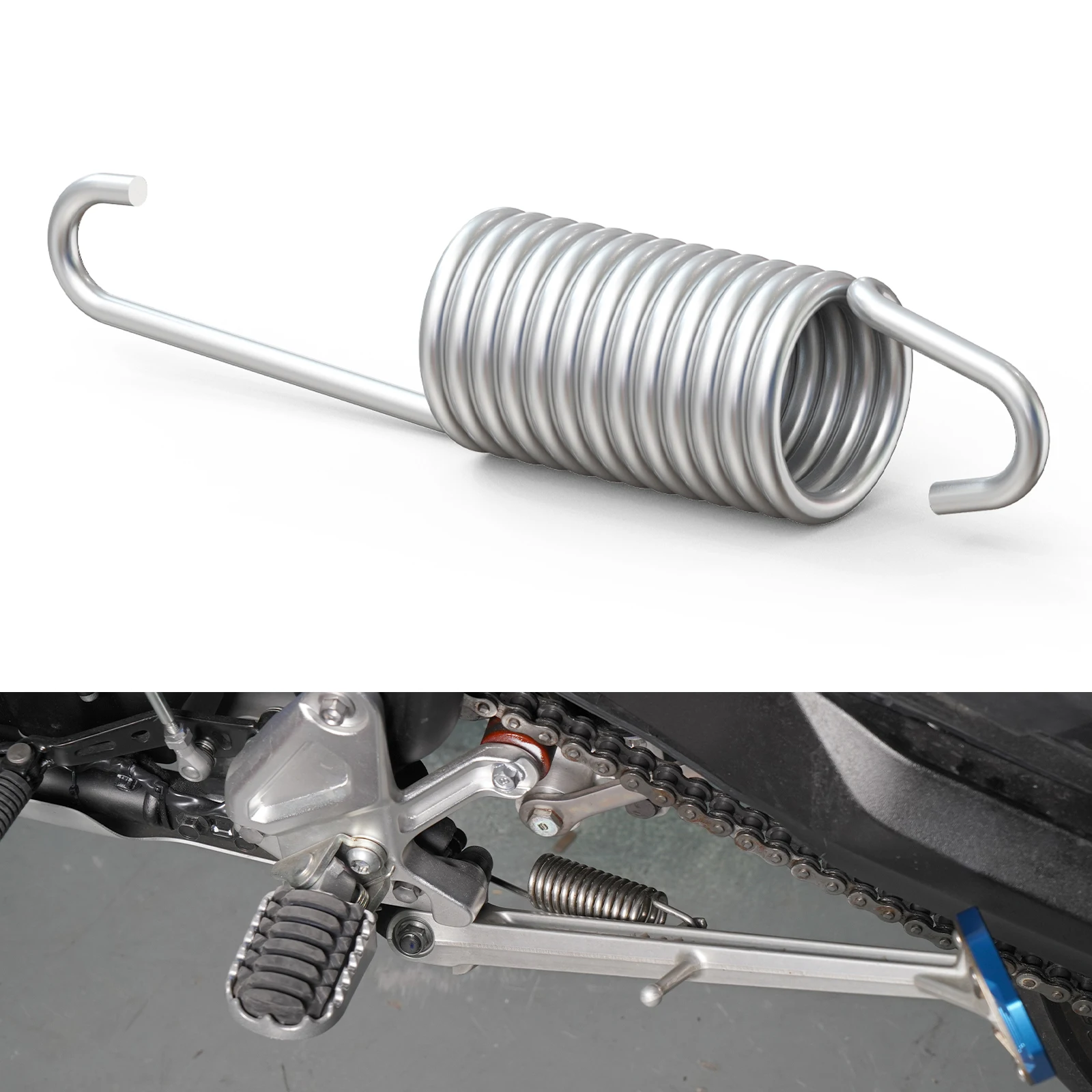 

Motorcycle Foot Stand Spring Kickstand Spring for Yamaha Tenere 700/Rally Edition XTZ700 2019 2020 2021 2022 2023 2024