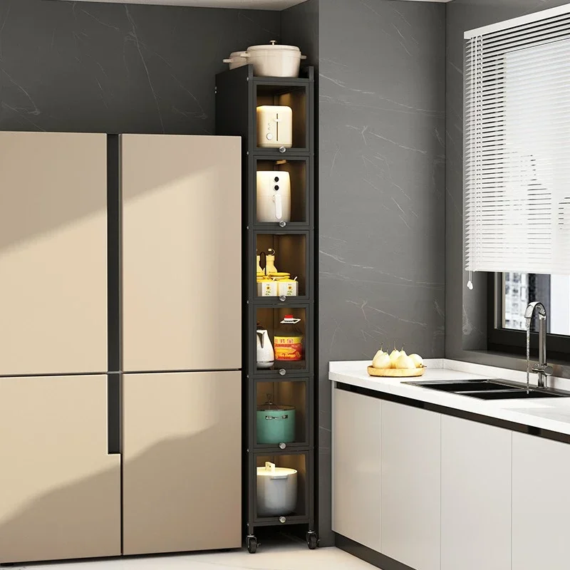 Kitchen crevice rack, floor-to-ceiling multi-layer small size