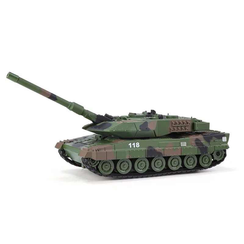 1: 32 alloy Tiger 3818 tank model,simulated sound and light tank toy,original packaging gift box,wholesale
