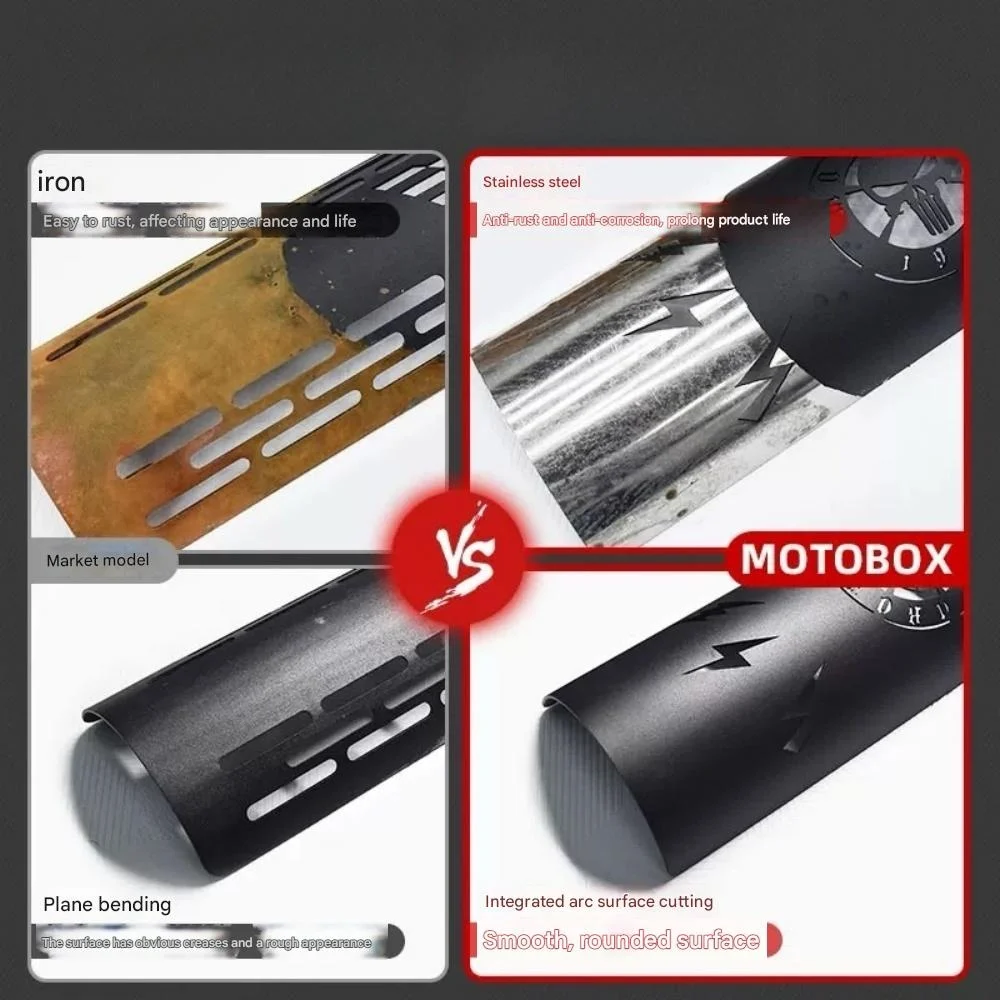 Haojue TR300 배기관 흑화 장식 커버 레트로 안티 스케일딩 커버 절연 커버 가드 플레이트 보호 코브