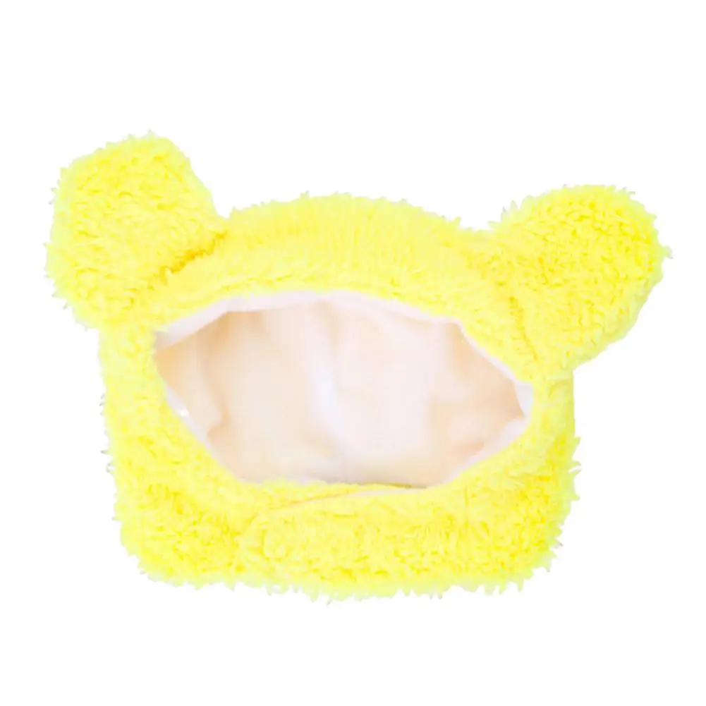 Attractive Dog Hat  Non-Fading Friendly to Skin Pet Cartoon Hat  Pet Dog Cat Cartoon Hat with Bear Ears