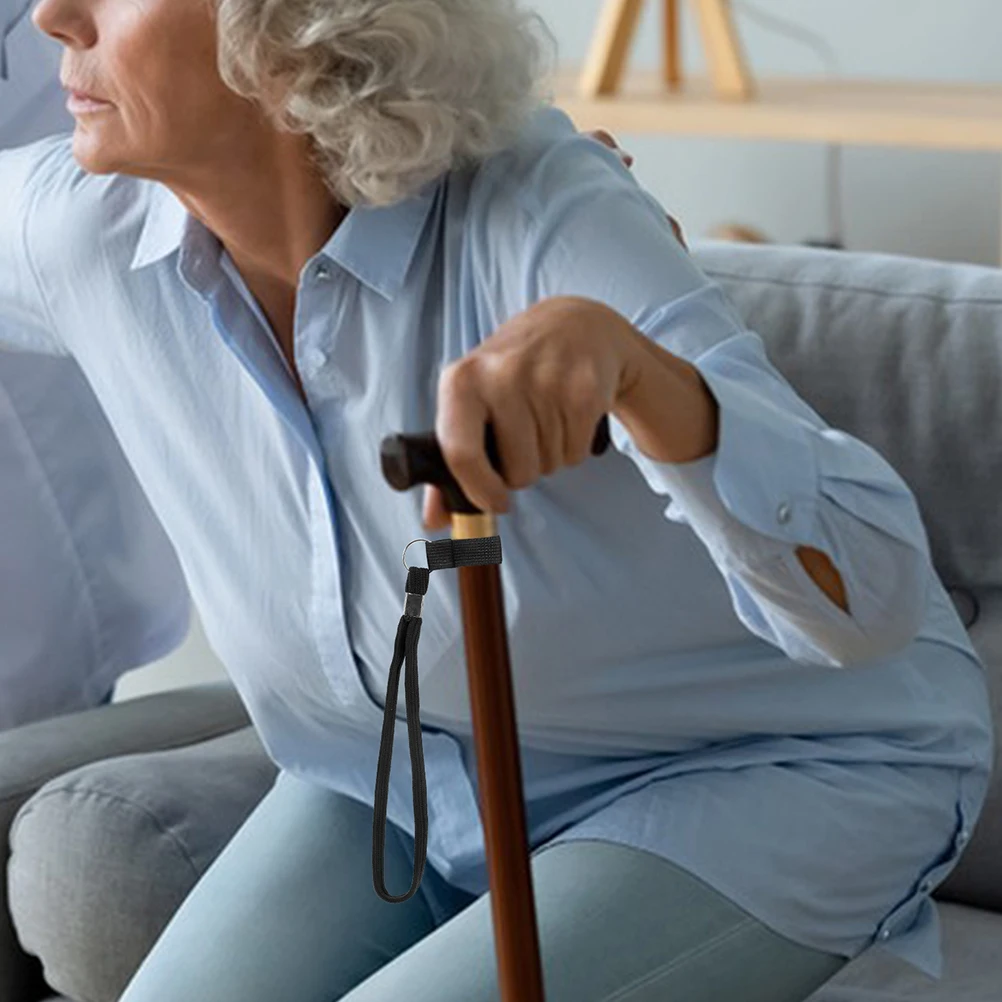 

8Pcs Cane Wrist Straps Adjustable Anti-Lost Walking Stick Accessories High Visibility for Seniors Hiking Walking Canes Nylon