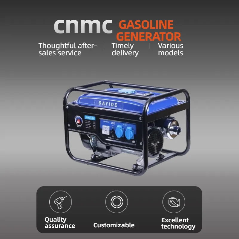 Adjustable Portable Generator Dual Fuel Suitable for Household Electricity Emergency Power Supply Electric Plant Current Generat