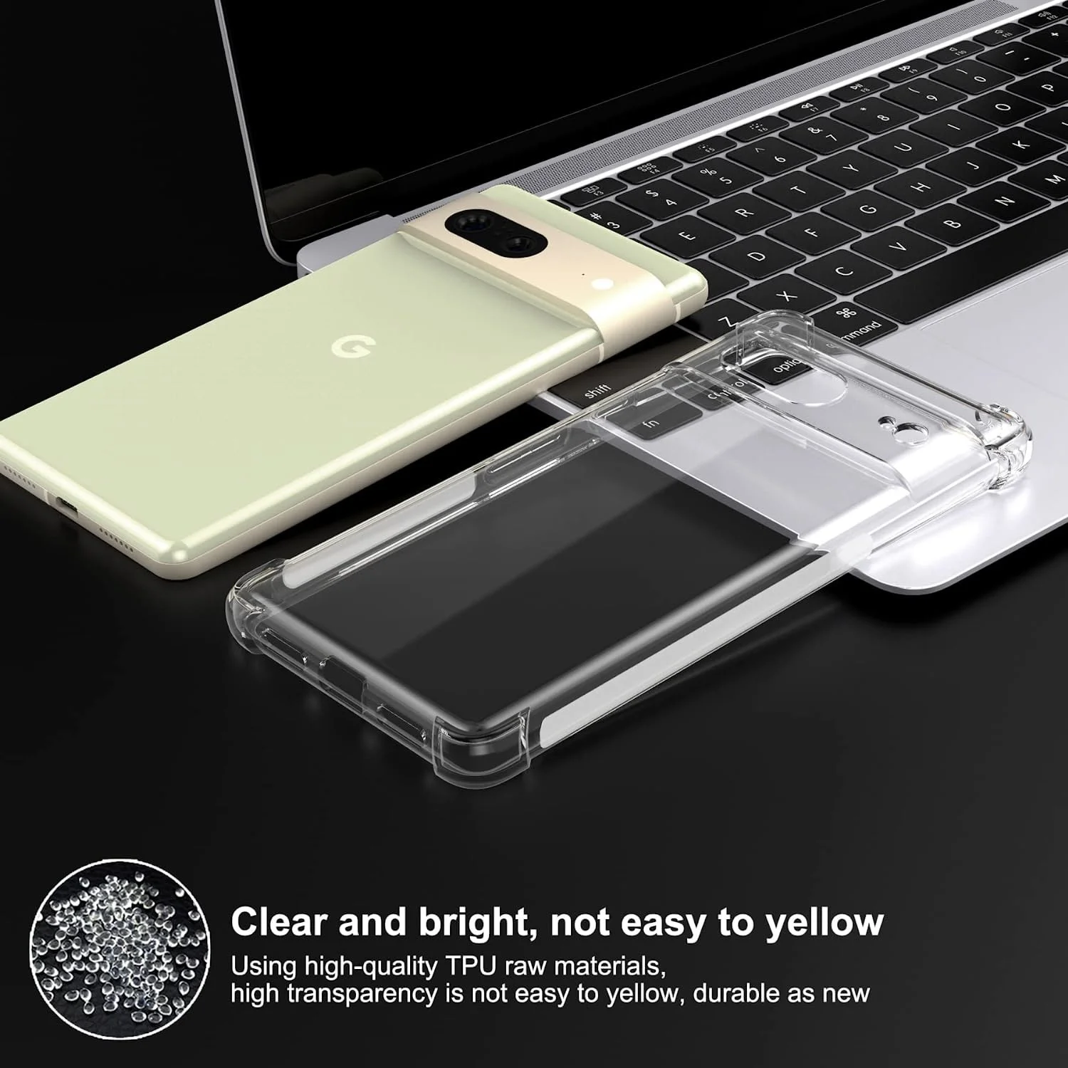 1,5 MM Dicke Air-Bag Klar Telefon Fall Für Google Pixel 6 7 8 910 Pro XL Fall Pixel 6A 7A 8A 9A Stoßfest Abdeckung Coque – Detail 3