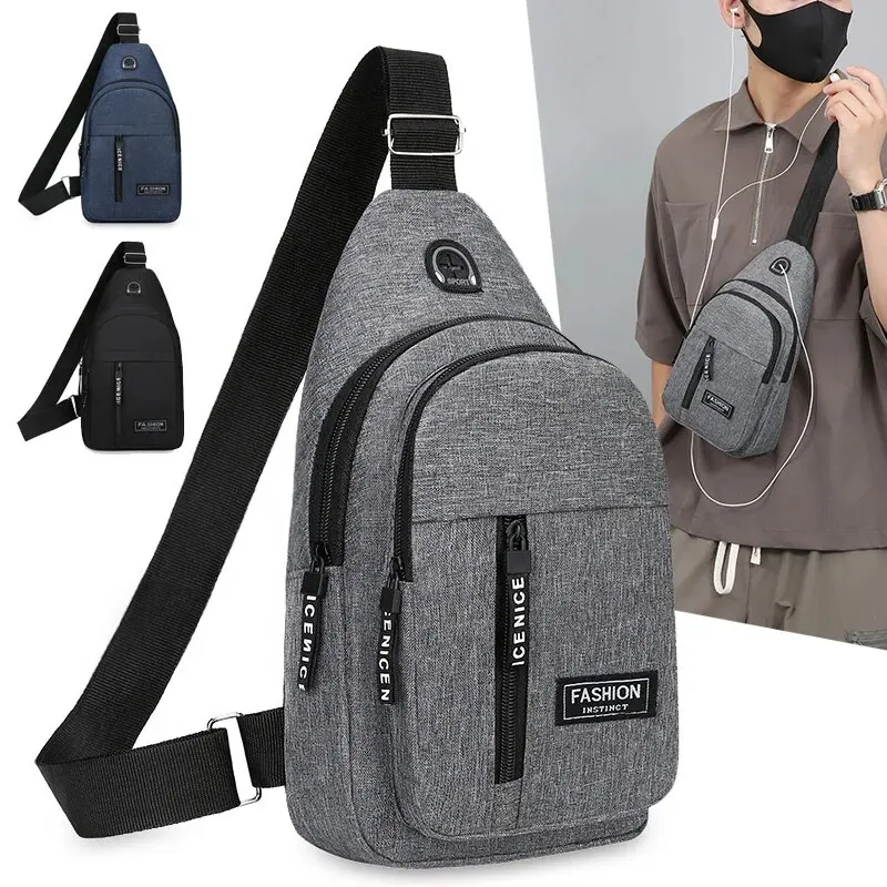 Sac à bandoulière One Initiated pour homme, grande capacité, sports de plein air, loisirs, mode, petit sac à dos pour homme