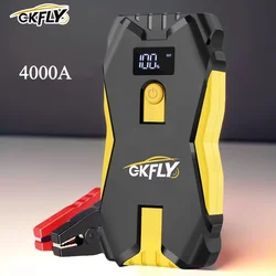 Portable 4000A Car Jump Starter Portable Power Bank Car Battery Booster 12V Car Starting Device for Petrol Diesel 6.5L 5.0L