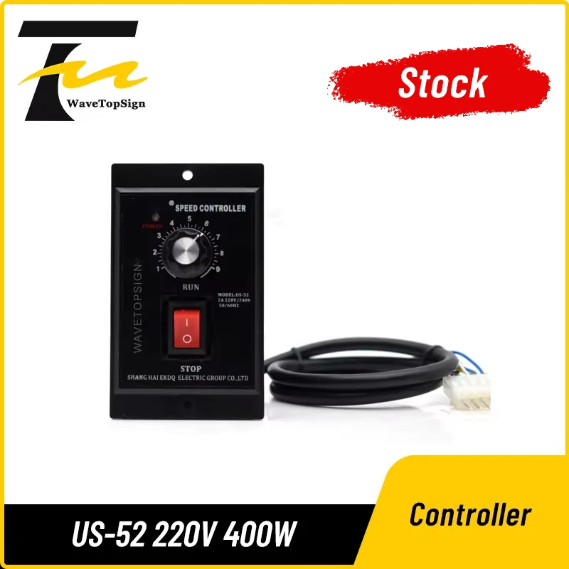 US-52 220V 400W AC Speed Controller AC Regulator Motor Control Forword Backword With Filter Capacitor 6W 60W 250W 300W