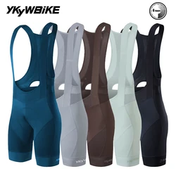 YKYWBIKE 2024 Men's Cycling Bib Shorts Road Bike Bibs Bicycle Tights Cycling MTB Bib Pants  with 6 Hours Padded Belgium Padding