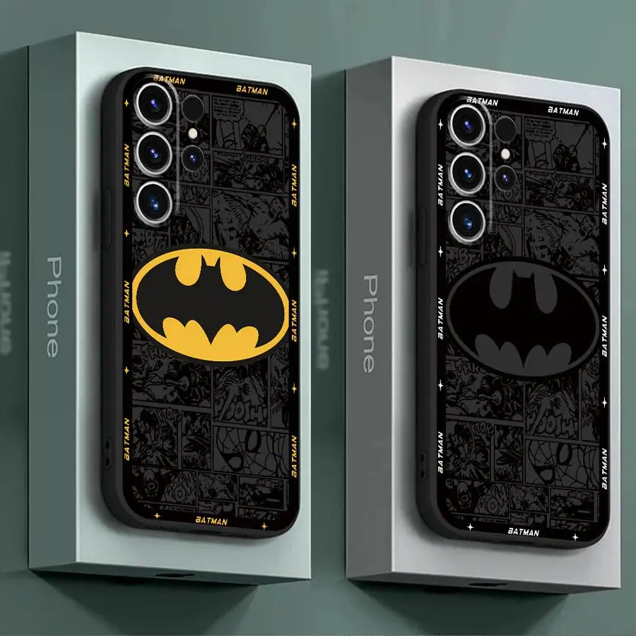 B-Batman Hero Logo Phone Case for S21 S23 S22 S24 Plus S21 S22 S23 S24 Ultra S21 S23 S20 FE Matte