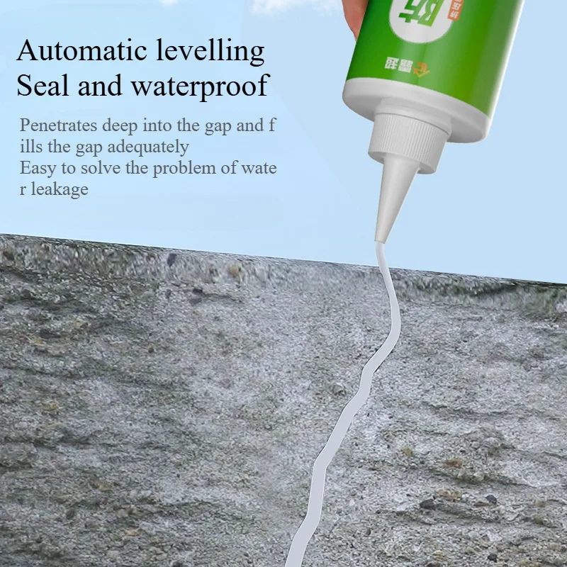 Extruded waterproof grouting adhesive crack repair roof wall corner patching caulking adhesive cement floor waterproof coating