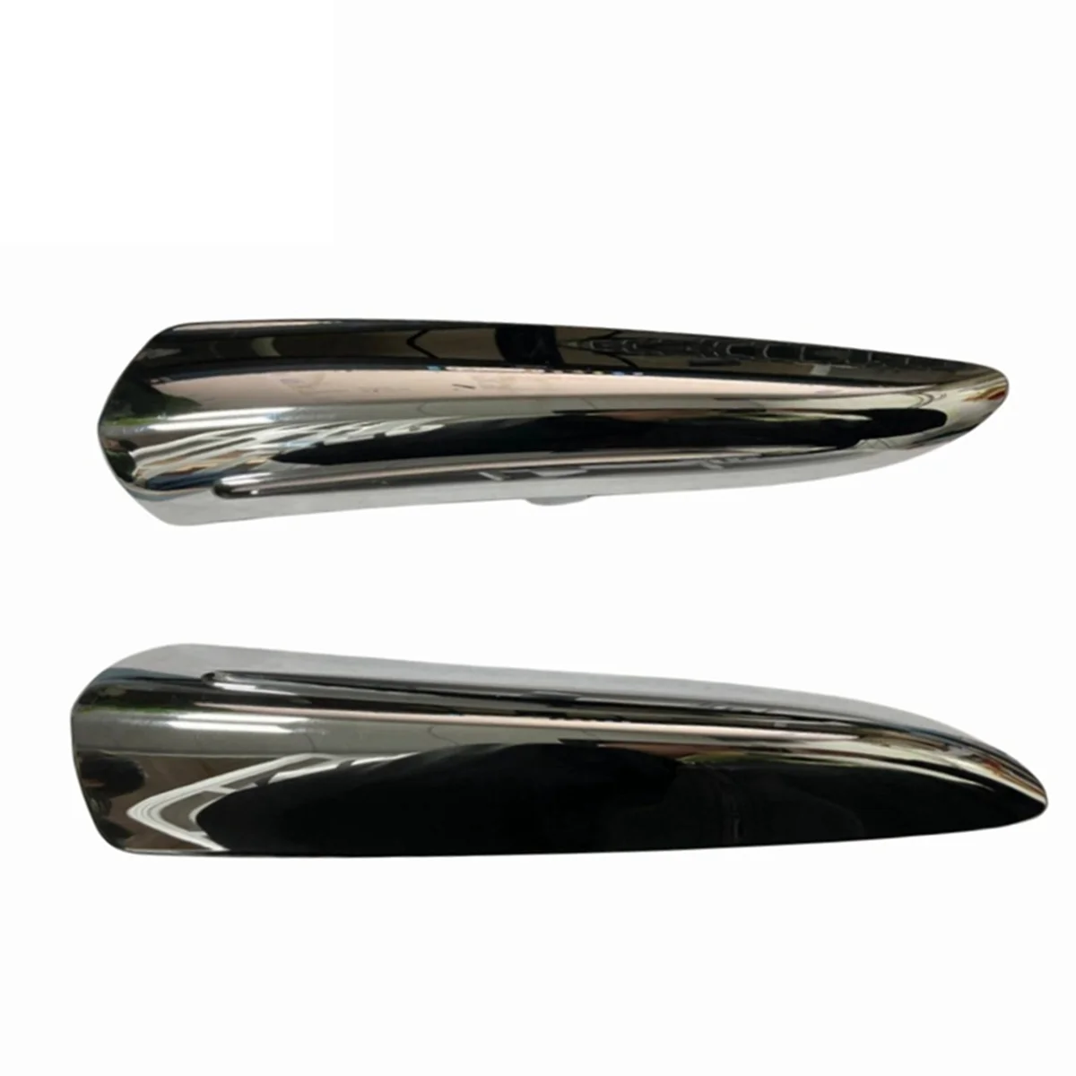 1Pair Car Front Fender Trim Strip 96732937VD 96732938VD for Citroen DS5 2011-2018 Bumper Wing Chrome