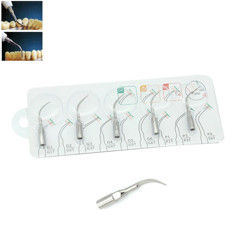 

5pcs P1 Ultrasonic Dental Scaler Tips With EMS/ WOODPECKER Compatible Perfect Tooth Whitening Dentist Tools