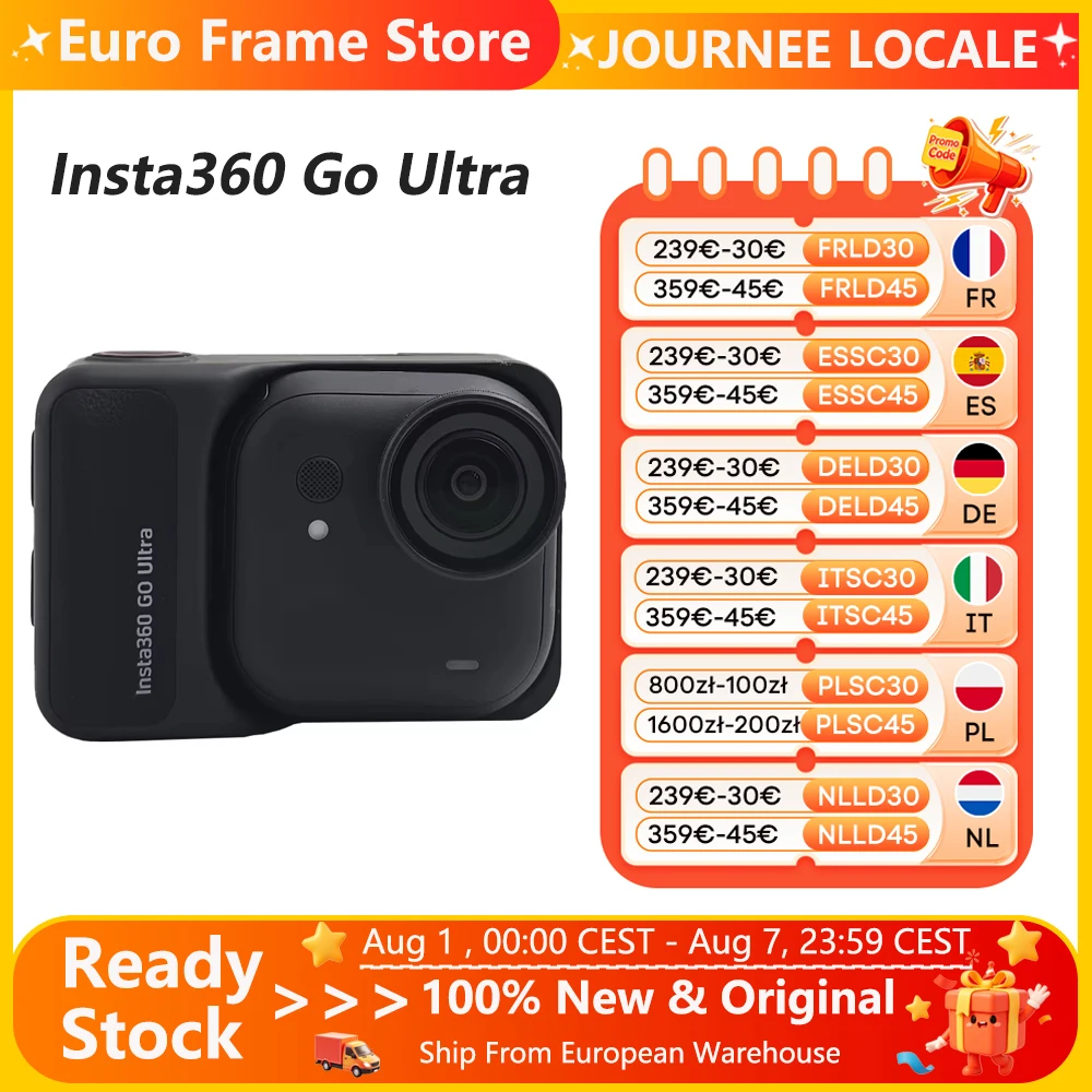 Insta360 GO Ultra — riprese in 4K senza usare le mani