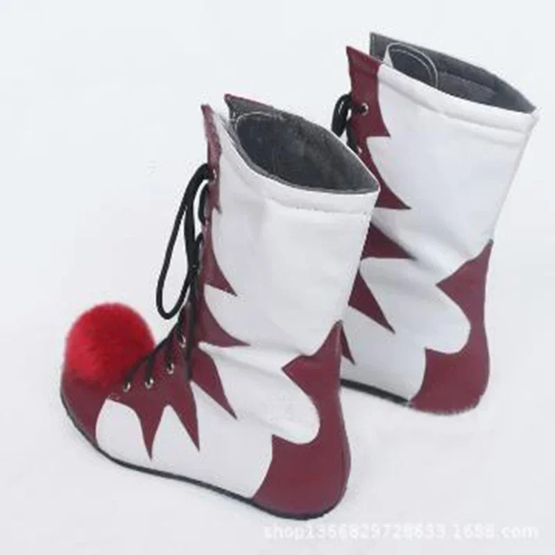 Stephen King's It Pennywise zapatos máscara Cosplay botas de payaso aterrador hombres personalizado Halloween Navidad disfraces accesorios fiesta * 8 * Q