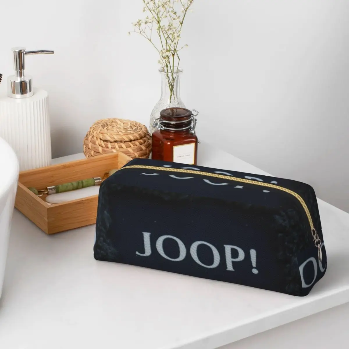 

Joop Logo Pencil Cases for Student Gifts Pen Box Pencil Bag Big Capacity Pencil Pouch Pen Holder