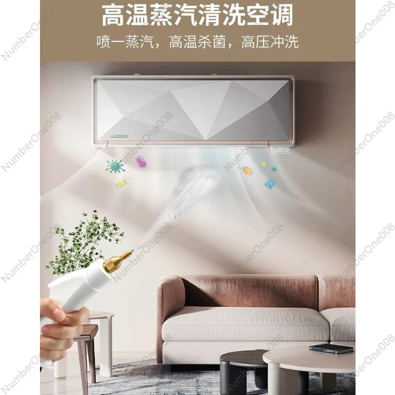 

6-скоростной пароочиститель с цифровым дисплеем, мойка высокого давления для кухонной вытяжки, ванной комнаты, блок переменного тока, чистка бытовой техники 3