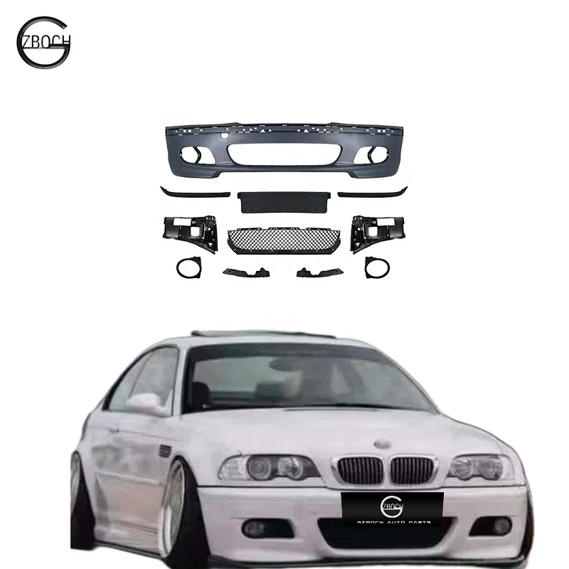 Body kits For 3 Series E46 upgrade MT front car bumper e46 car bumper