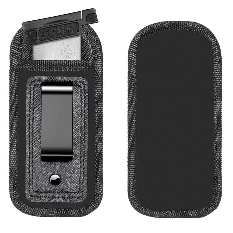 2pcs/lot 9mm .40 .45 Universal Magazine IWB Concealed Carry Holster Single Double Stack Mags Pouch for Glock 17 26 43 Sig 1911