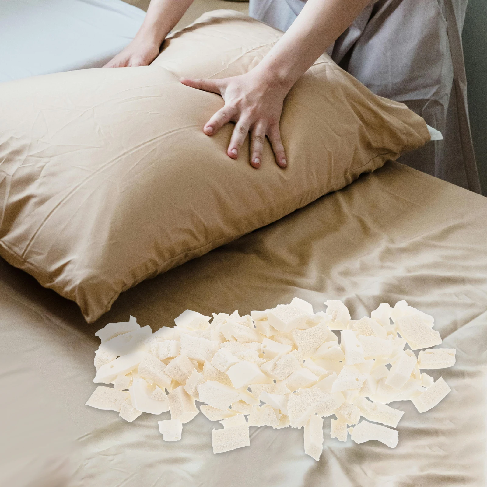 

Latex Pillow Filler High Elasticity Bean Bag Chair Filler Couch Cushion Stuffing Reusable Latex Beads For Chairs Sofas