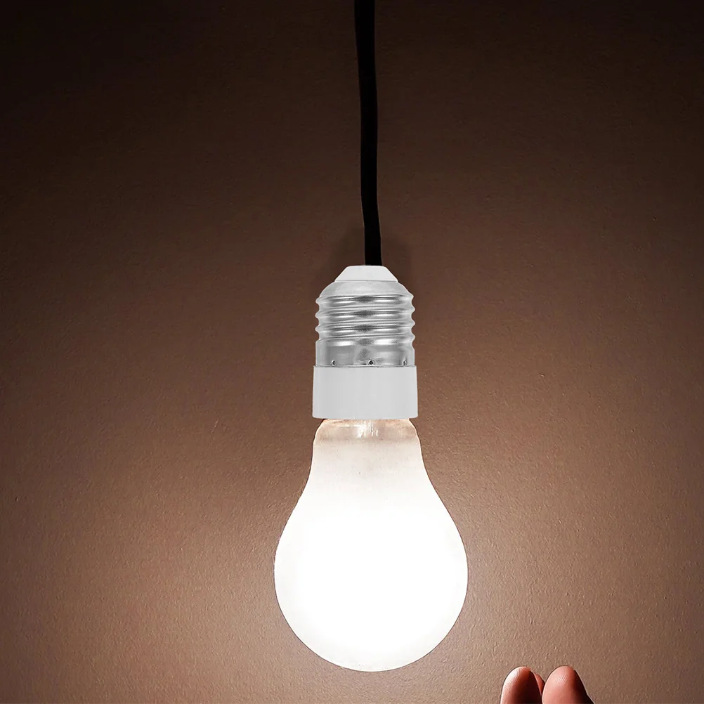 

E27 to E14 Light Bulb Base Converter Adapter Socket Lamp Holder Replacement Part for Home Office Commercial Lighting Fixtures