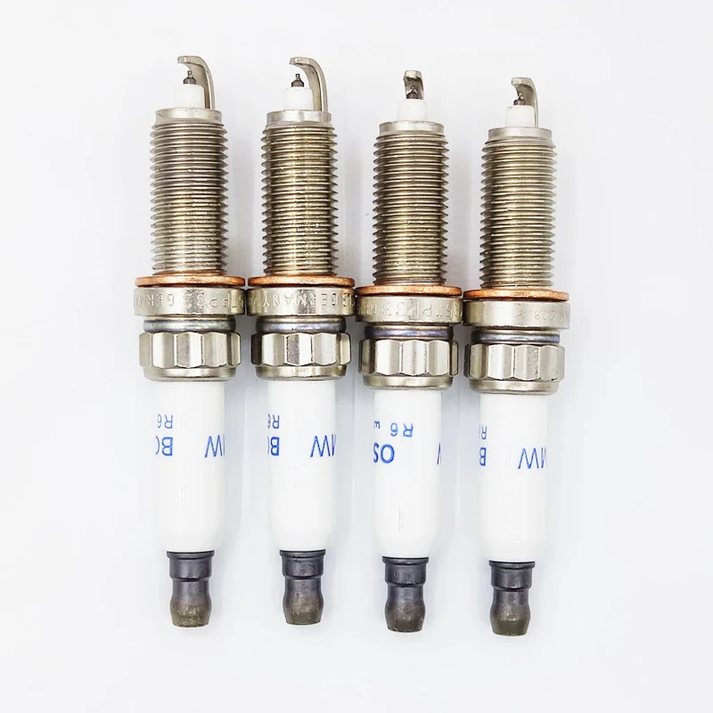 4PCS 12120037244 ZGR6STE2 Spark Plug Ignition Plugs For BMW F01 F02 F03 E60 E90 E92 E93 X3 X5 N54 135i 335i 535i Engine