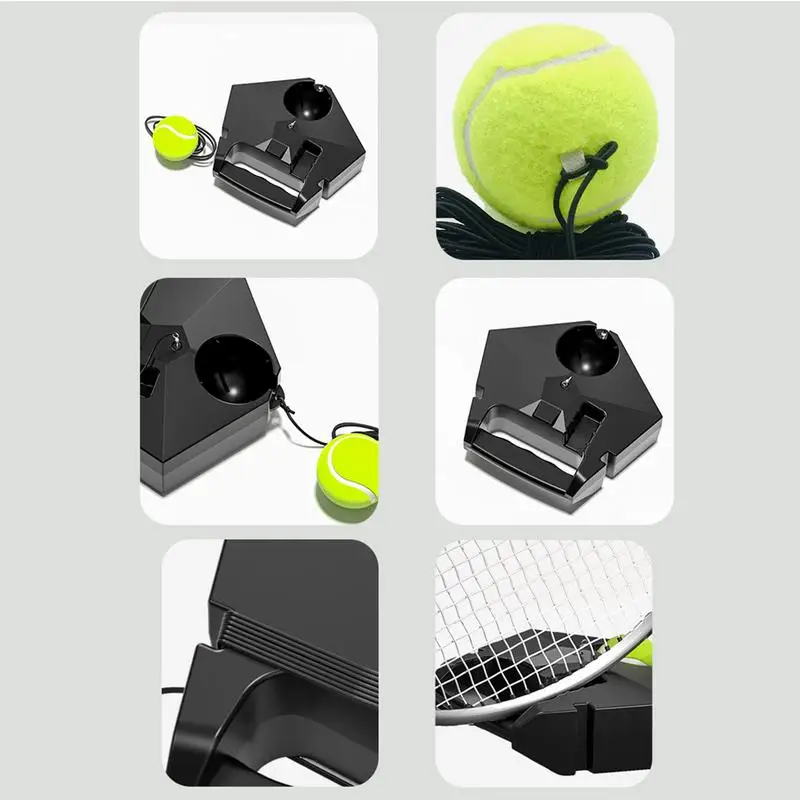 Tennis Ball Practice Rebounder attrezzatura per la pratica del Tennis Rebounder Kit strumento di allenamento multifunzionale esercizio pallina da Tennis sport