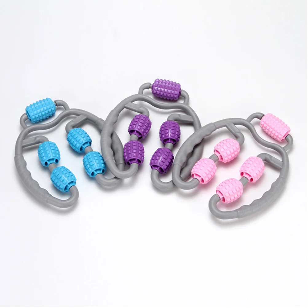 

1Pcs Leg Massager Roller Muscle Relaxer Durable Fitness Tool for Muscle Relief Blood Circulation Improvement Pink