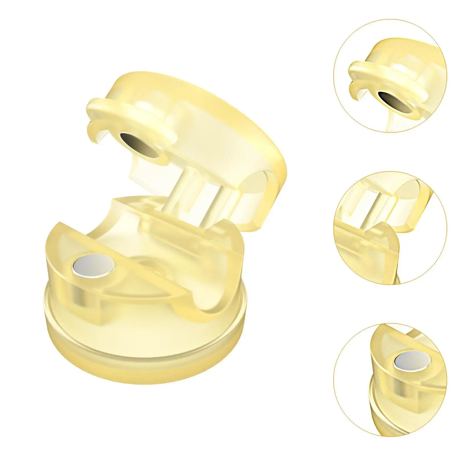 6Pcs Cable Management Clips Desktop 360° Rotation for Home NightStand Office