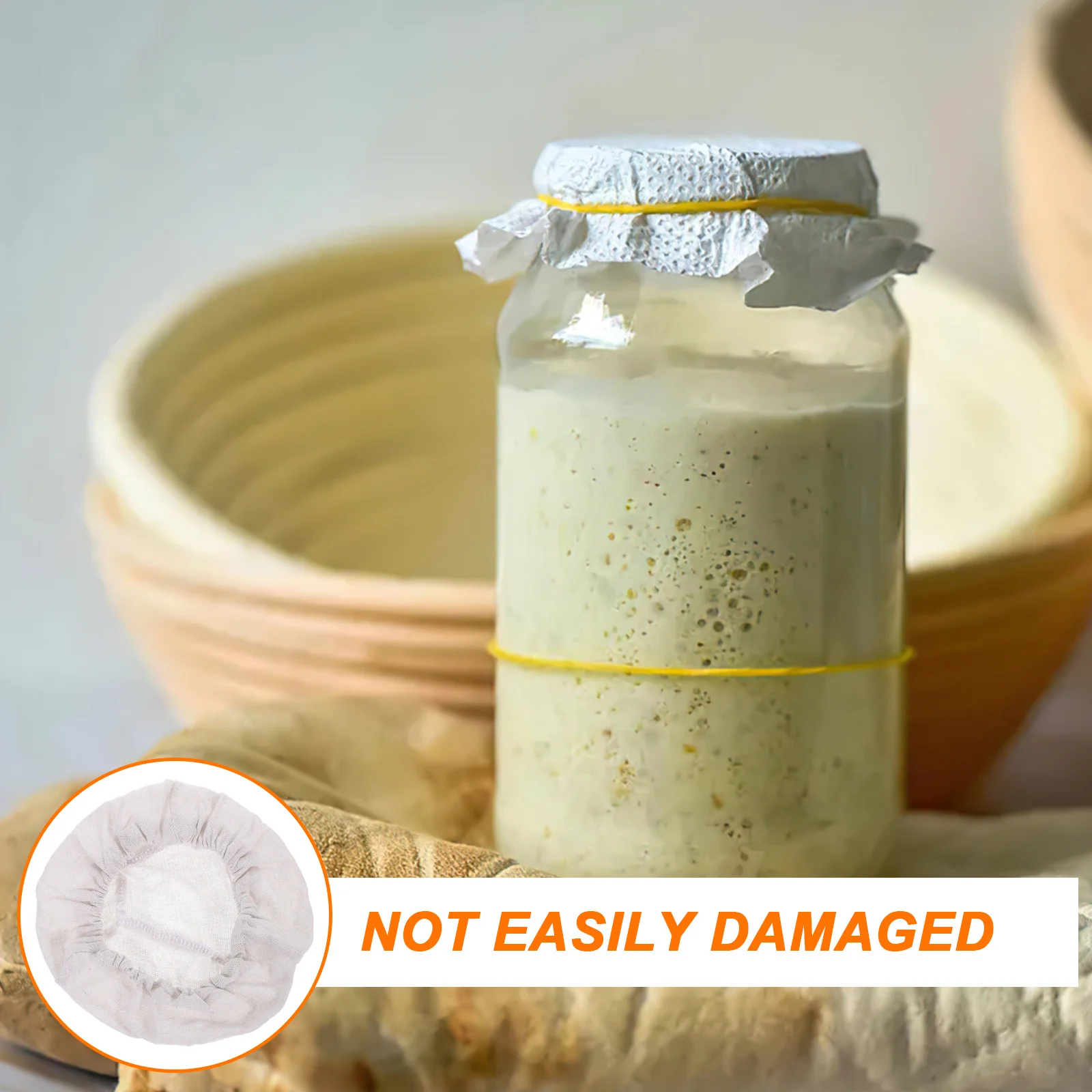 

Alipis Sealed Glass Jar Lids Reusable Storage Bottle Caps Kitchen Jar Covers for Food Preservation and Organization