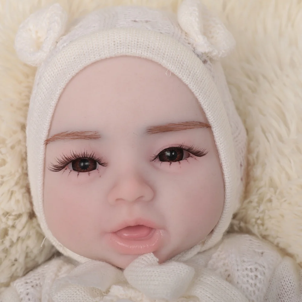 

100% Full Silicone Realistic Reborn Baby High Quality realistic soft dolls lifelike Full body boys girls For Kids Birthday Gift