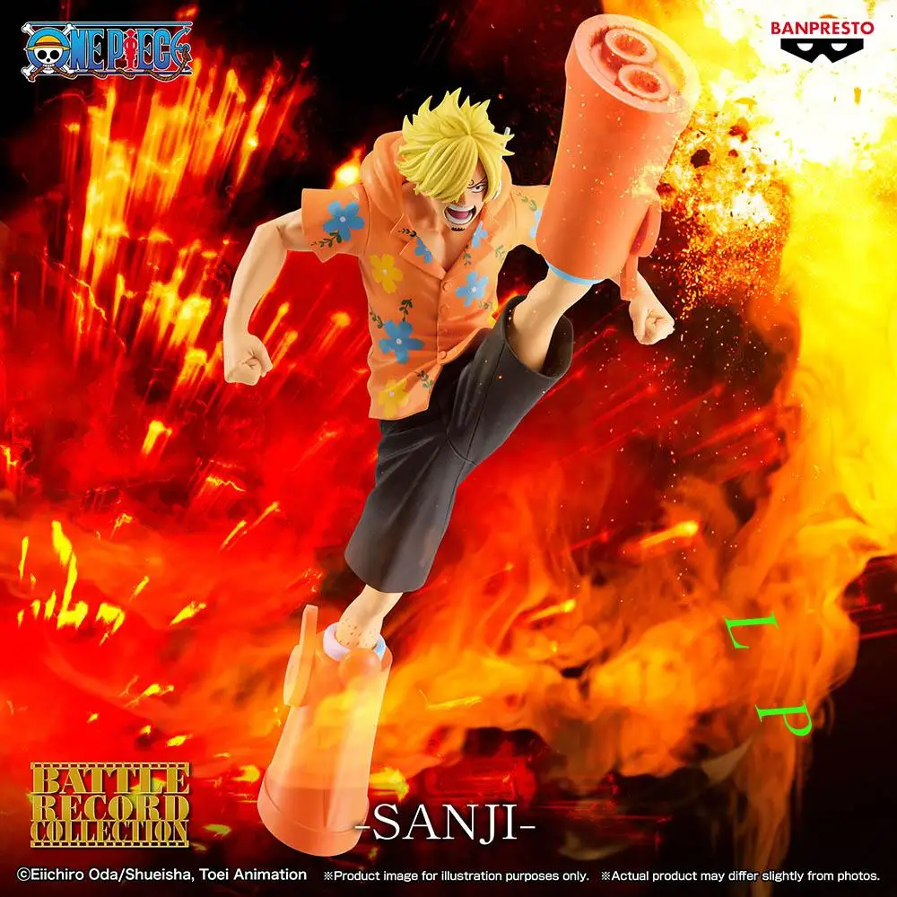 Banpresto BANDAI In Stock Original ONE PIECE Sanji BATTLE RECORD COLLECTION Anime Figure Model Genuine Boxed Toy