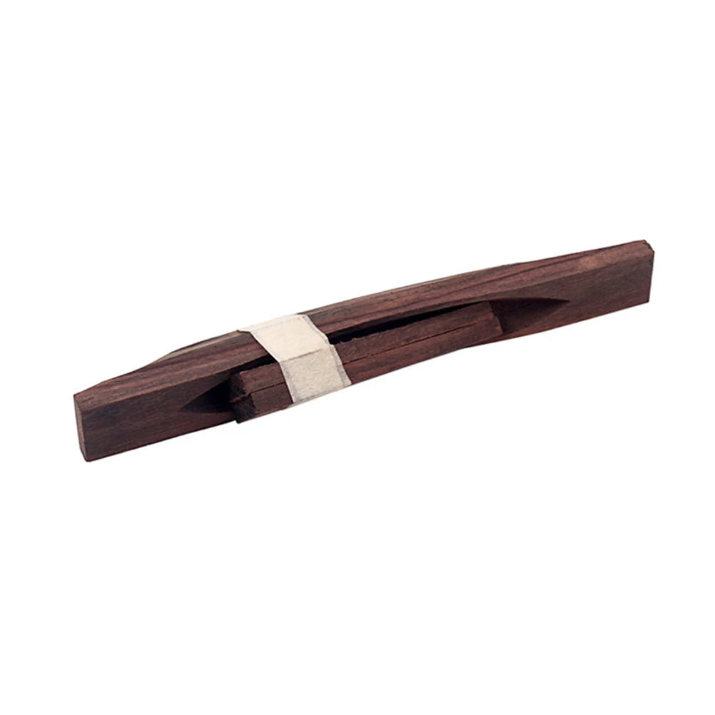 

For Bass Brown Go105 Rosewood Adjustable Roller Saddles Replacement Harmonics Tone French Sounding Go105 Guitar Bridge