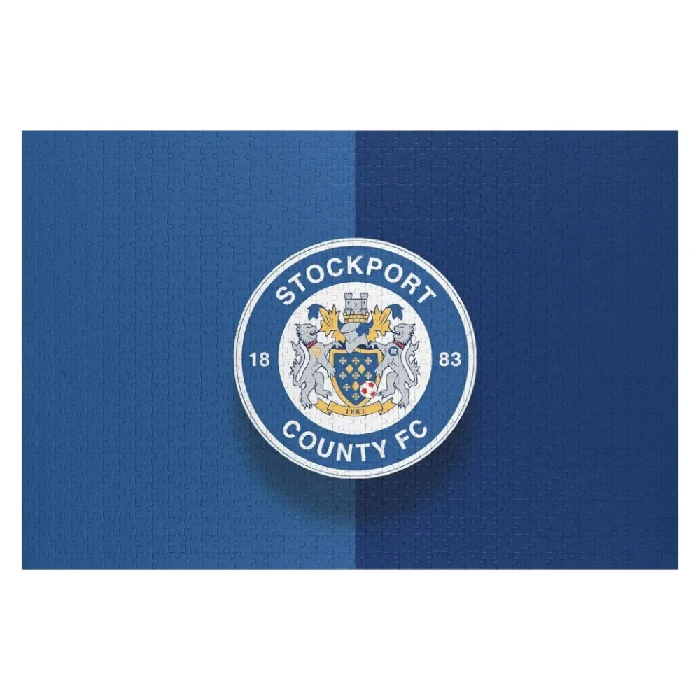 Stockport Country fc fanart Jigsaw Puzzle Anime Wood Photo Personalized Custom Kids Toy Puzzle