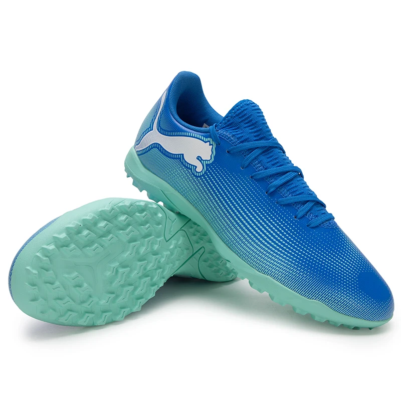 

Мужская обувь Puma Future 7 Play Tt, спортивные шипы для соревнований, практичные модные футбольные бутсы, тренировочная обувь для искусственного газона 107943-01