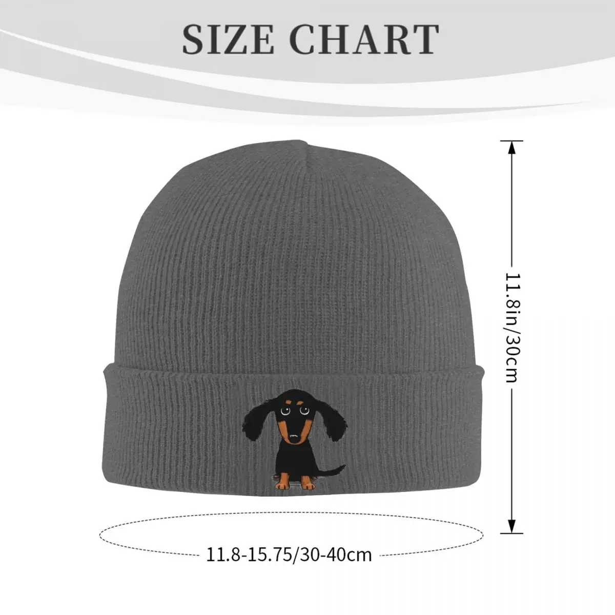 Longhaired Dachshund Dog Hat Autumn Winter Beanies New Puppy Doxie Caps Female Male Knitted Hat