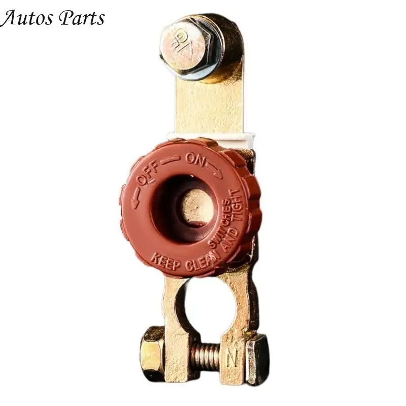 

57BA Top Post Battery Disconnect Switch with Knob Quick Disconnect Battery Shut Off Switch Universal for Car Truck Marine