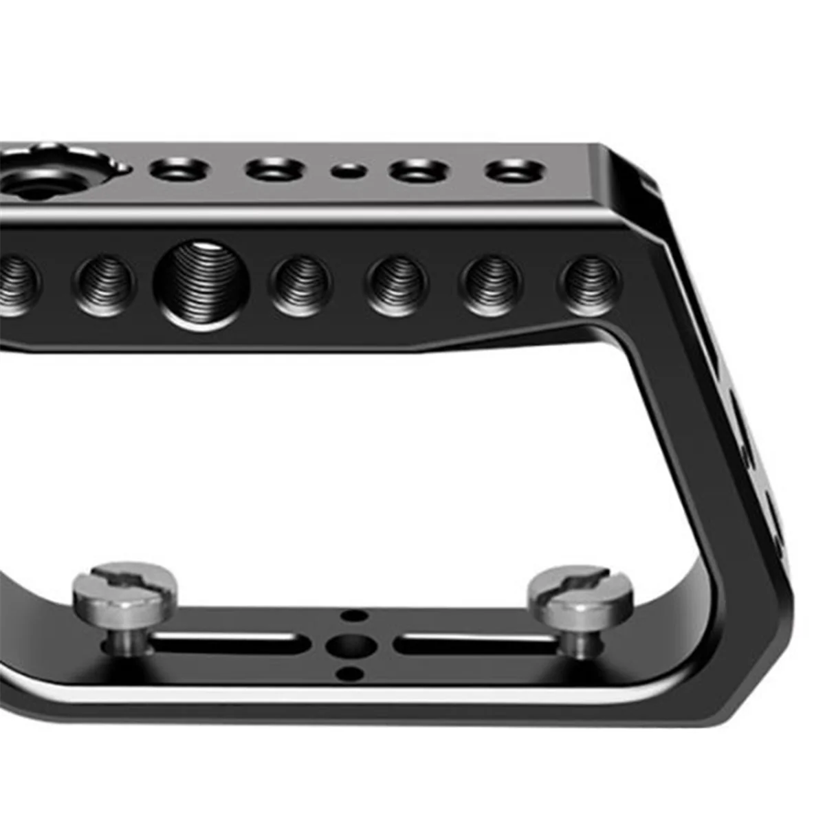 Camera Top Handle Grip with Cold Shoe Mount 1/4 3/8 ARRI Cheese Holes for 15mm Rail Rod Clamp DSLR Camera Accessories&WMAN