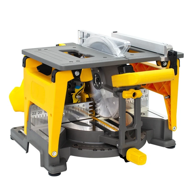 255 Install wooden door stairs, skirting dust-free cutting saw multi-function table