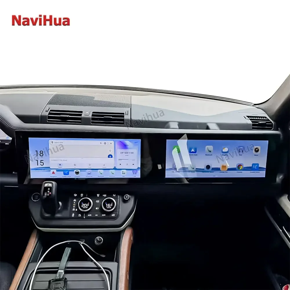 

NaviHua для Land Rover Defender L663 2018 2024, обновление автомобиля 33,6 дюйма, Android, автомобильное радио, GPS-навигация, мультимедиа, Carplay, автомобильная стереосистема