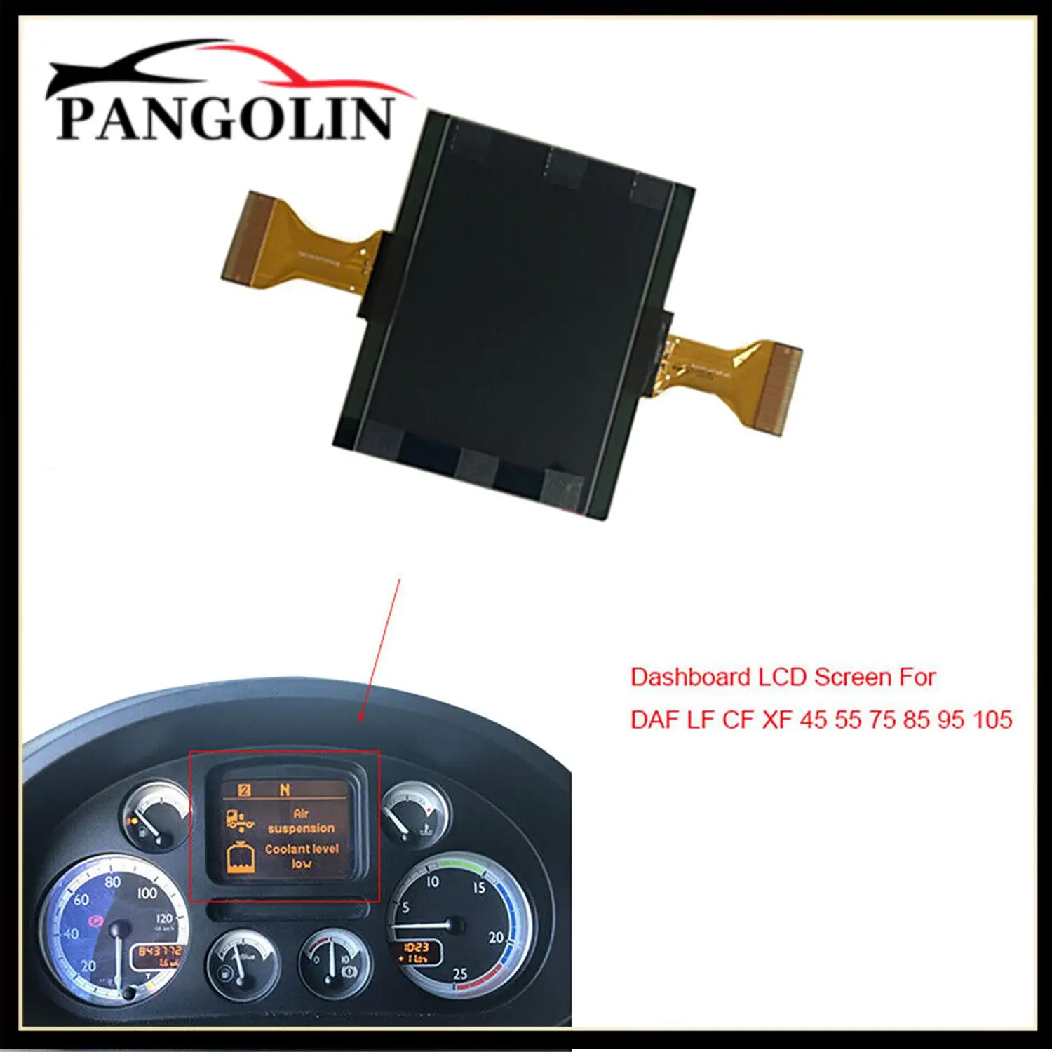 

1pc LCD Display For 5010595267 155400001000 1629662(2002) 1372055 DAF LF XF 1444937 1669861 2001-2009 Replacement Part