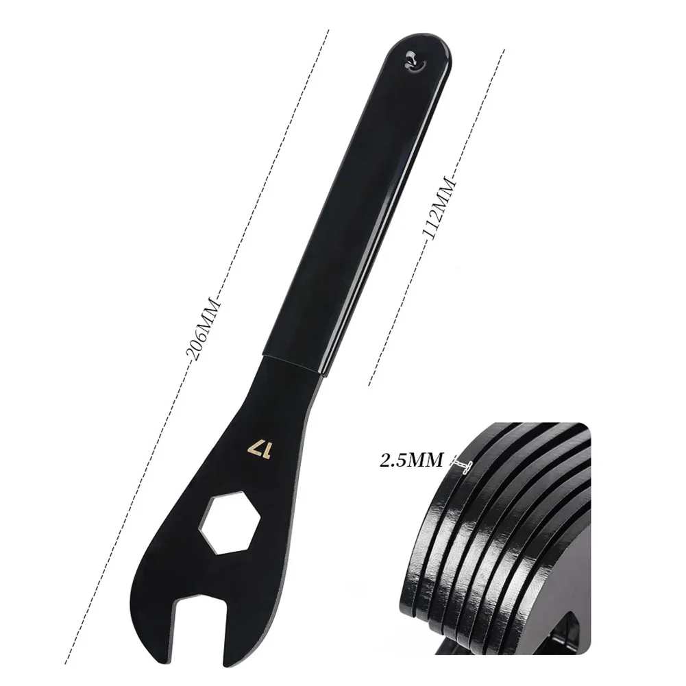 Steel Bicycle Spanner Wrench Spindle Axle Bike Repair Tool Fit For 13/14/15/16/17/18/19/20mm Cone Disassembly Tool Hot Sale Part