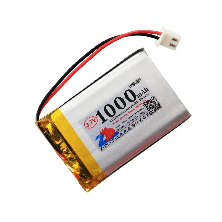 

Zhong Shun core 1000mAh 523450 fire rabbit early education story machine 3.7V polymer lithium battery 553450